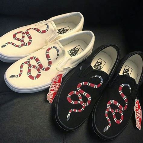 gucci vans slip ons|vans authentic gucci.